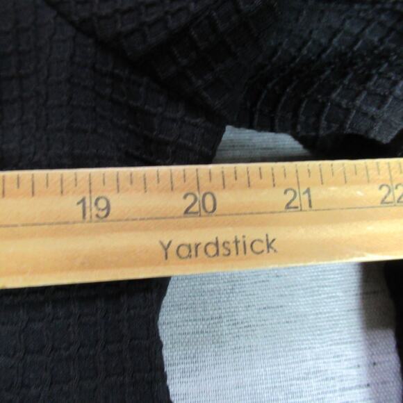 Chicos Blazer Jacket Womens Size 2P Black Textured Full Zip Classic Work NEW - Picture 6 of 8